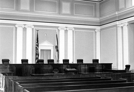 Photo of interior view of the Florida Supreme Court